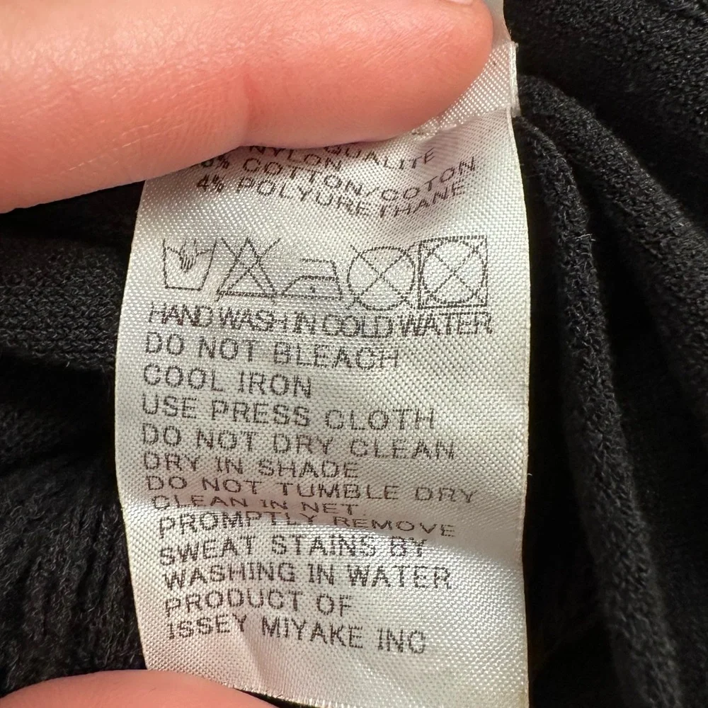 Issey Miyake FÊTE A-POC Inside Cutout Fringe Scarf Rare Avant Garde Mesh Wrap - Picture 4 of 16